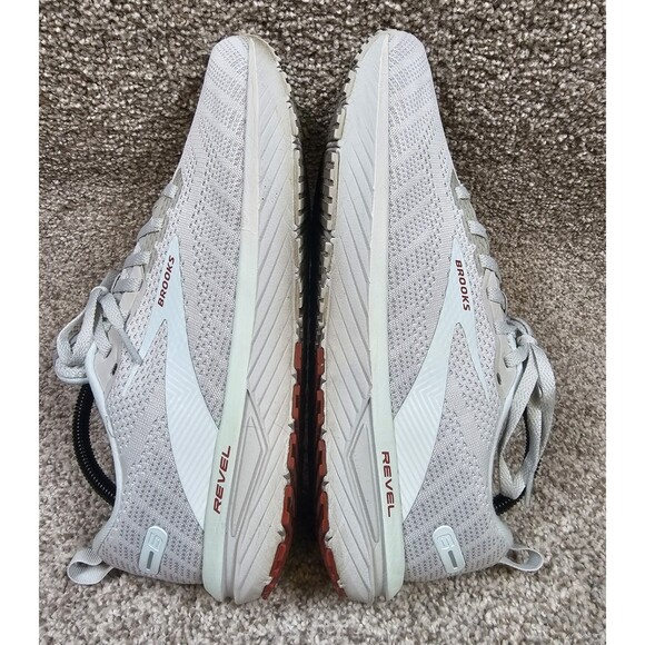 Brooks Womens Revel 6 1203861B459 White Running Shoes Sneakers Size 10 - Picture 7 of 12